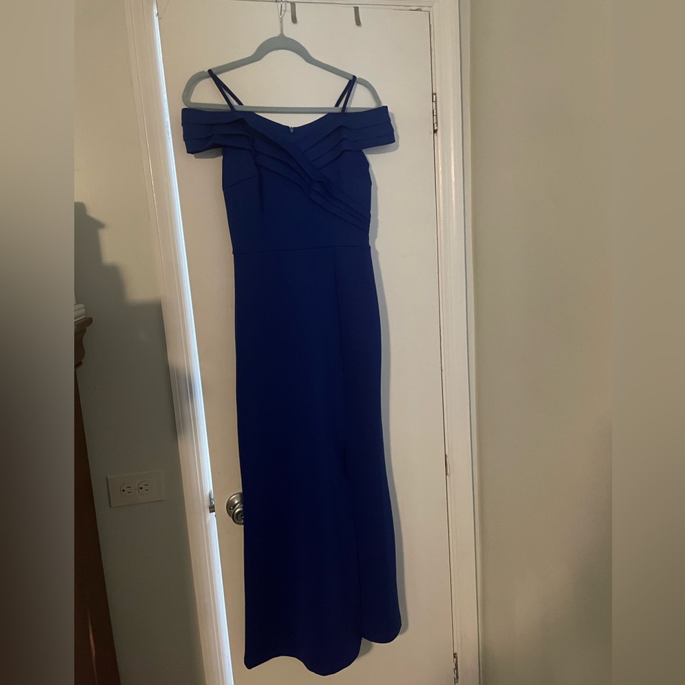 Royal blue formal dress